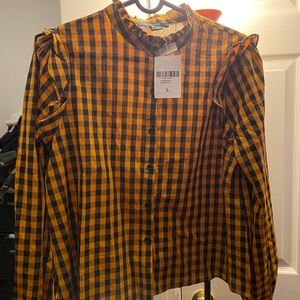 NWT plaid shirt .